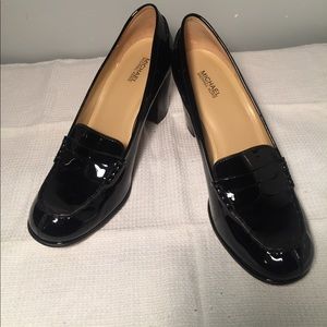 Michael Kors black patent leather
